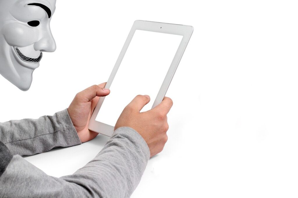 man, anonymous, tablet, mask, tablet computer, arms, anonymity, online, internet, technology, concept, tablet, tablet, tablet, tablet, tablet, mask, anonymity, internet, internet